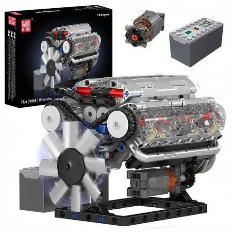 Конструктор Двигун V8 Mould King 535 деталей 7838702 фото