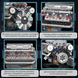 Конструктор Двигун V8 Mould King 535 деталей 7838702 фото 5