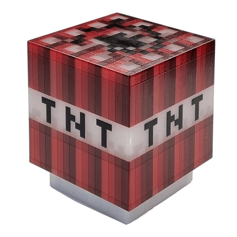 Світильник-нічник Minecraft TNT LED зі звуковим ефектом (на акумуляторі, USB Type-C) 000095 фото